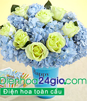 Một sáng chợ hoa