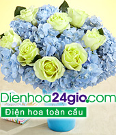 Những bông hoa cầu vồng rực rỡ