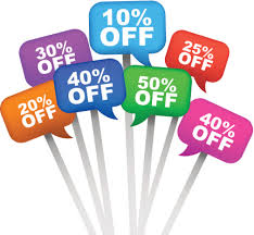 Giảm giá khi đặt hàng dành cho khách hàng cũ