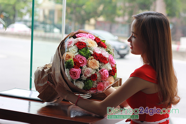 Ngày 20/10 Mua hoa  gì tặng ngày phụ nữ Việt Nam 20/10