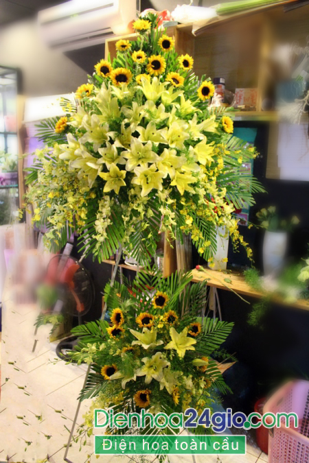 Công ty Điện hoa 24h cung cấp hoa khai trương quận 5