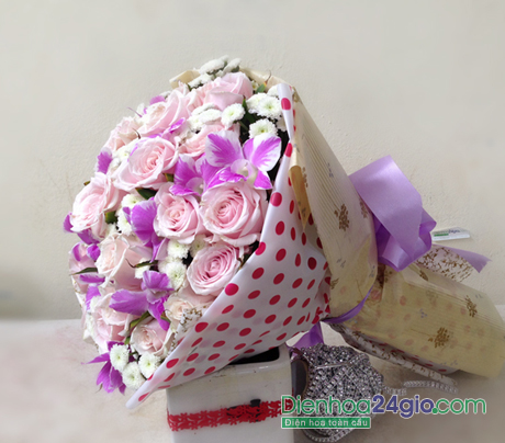 Một shop hoa chúc mừng sinh nhật lớn tại Sài Gòn