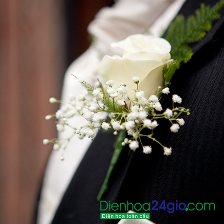 Cách chọn hoa cài áo chú rể trong ngày cưới