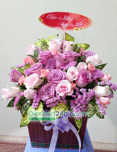 Tặng hoa mừng thọ người cao tuổi