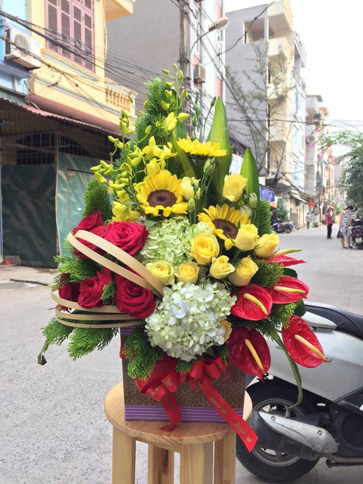 Dịch vụ giao hoa tươi đến tận nhà tiện lợi của Điện hoa 24h