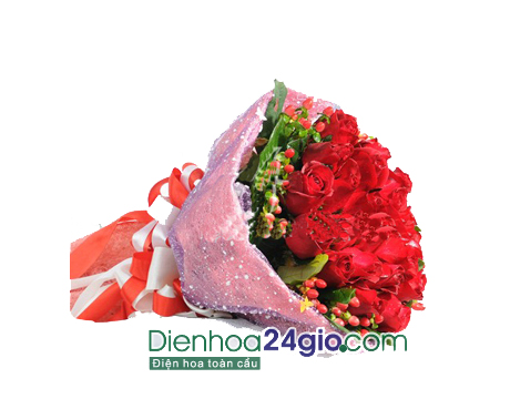 Bó hồng tình yêu HB47