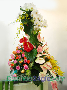 Giỏ hoa chúc mừng 17