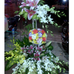 Lẵng hoa chúc mừng 20