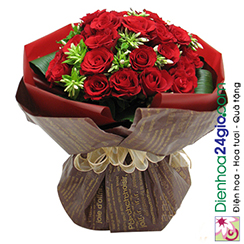 bó hoa tình yêu HB212