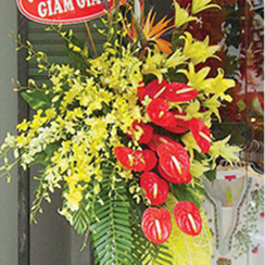 Kệ hoa khai trương đẹp KT42