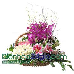 Giỏ hoa sinh nhật