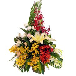 Giỏ hoa chúc mừng