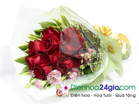 Bó hồng tặng vợ