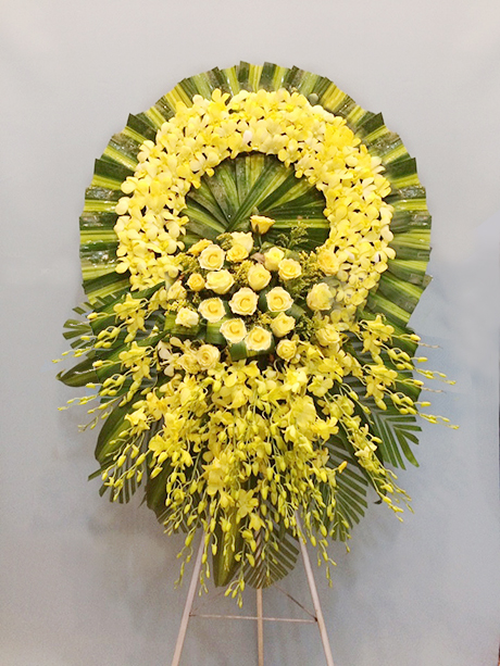 Hoa chia buồn màu vàng