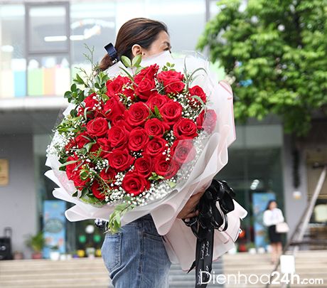 Bó hoa hồng đỏ