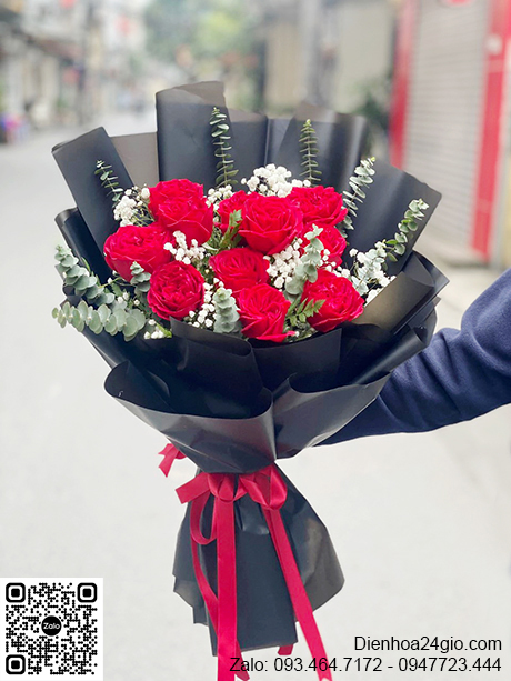 Bó hoa hồng đỏ