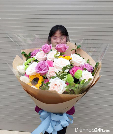 Bó hoa hồng đỏ