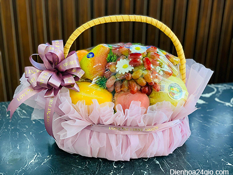 Giỏ hoa quả HQ104