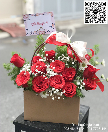 Giỏ hoa tươi