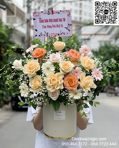 Giỏ hoa tươi G844