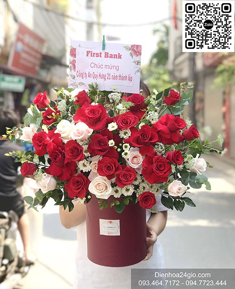 Giỏ hoa tươi G845