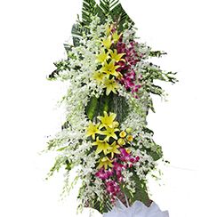 Hoa chia buồn, hoa đám tang to, đẹp CB42