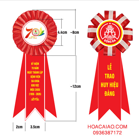 Hoa cài áo hội nghị đẹp giao ngay