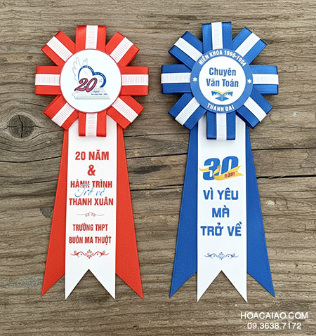 Hoa cài áo đại biểu lấy ngay tại Hồ Chí Minh