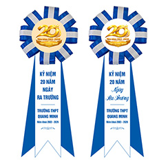 Hoa cài áo hội khoá đẹp