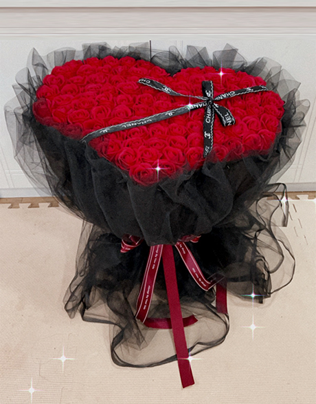 Bó hoa sáp 99 bông hồng đỏ
