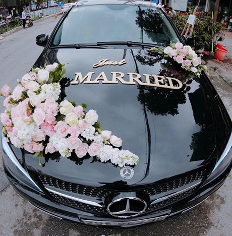 Trọn gói xe hoa, hoa cô dâu, hoa chú rể