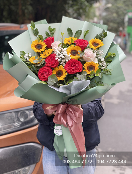 Bó hoa hướng dương HB670