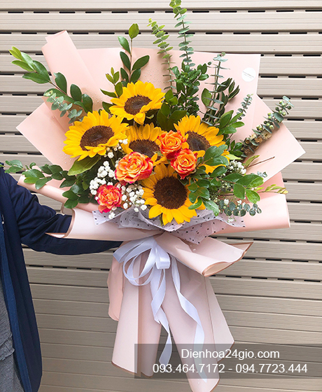 Bó hoa hướng dương HB671