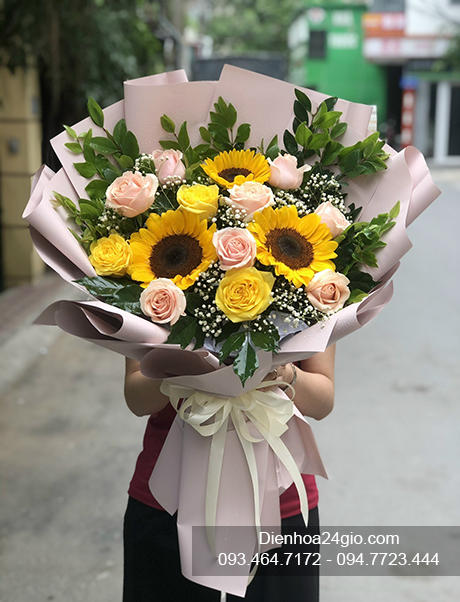 Bó hoa hướng dương HB672