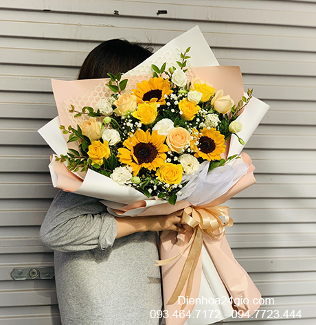 Bó hoa hướng dương HB668