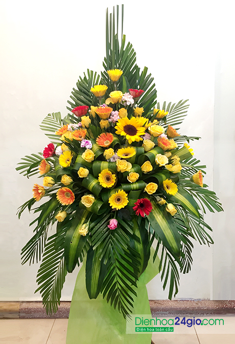 Hoa khai trương đẹp KT135