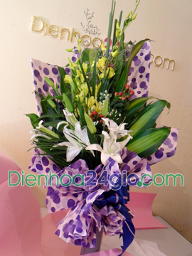 Dien hoa Nghe An, flowers in vietnam, same day flower delivery