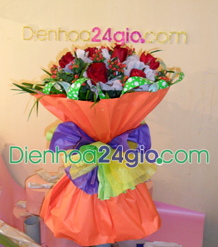 Bó hoa hồng đỏ