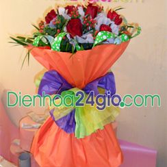 Bó hoa hồng đỏ
