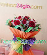 Bó hoa hồng đỏ