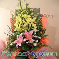 Bó hoa lan ly
