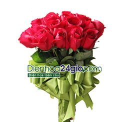 Bó hoa hồng đỏ