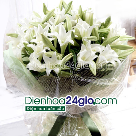 Bó hoa loa kèn HB75