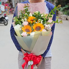 Bó hoa chúc mừng sinh nhật đẹp HB318