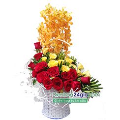 Giỏ hoa sinh nhật
