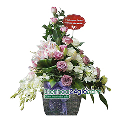 Giỏ hoa sinh nhật 54