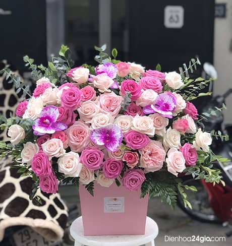 Giỏ hoa tươi G634