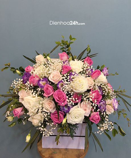 Giỏ hoa chúc mừng