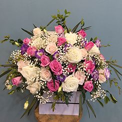 Giỏ hoa chúc mừng