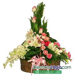 Giỏ hoa sinh nhật G42